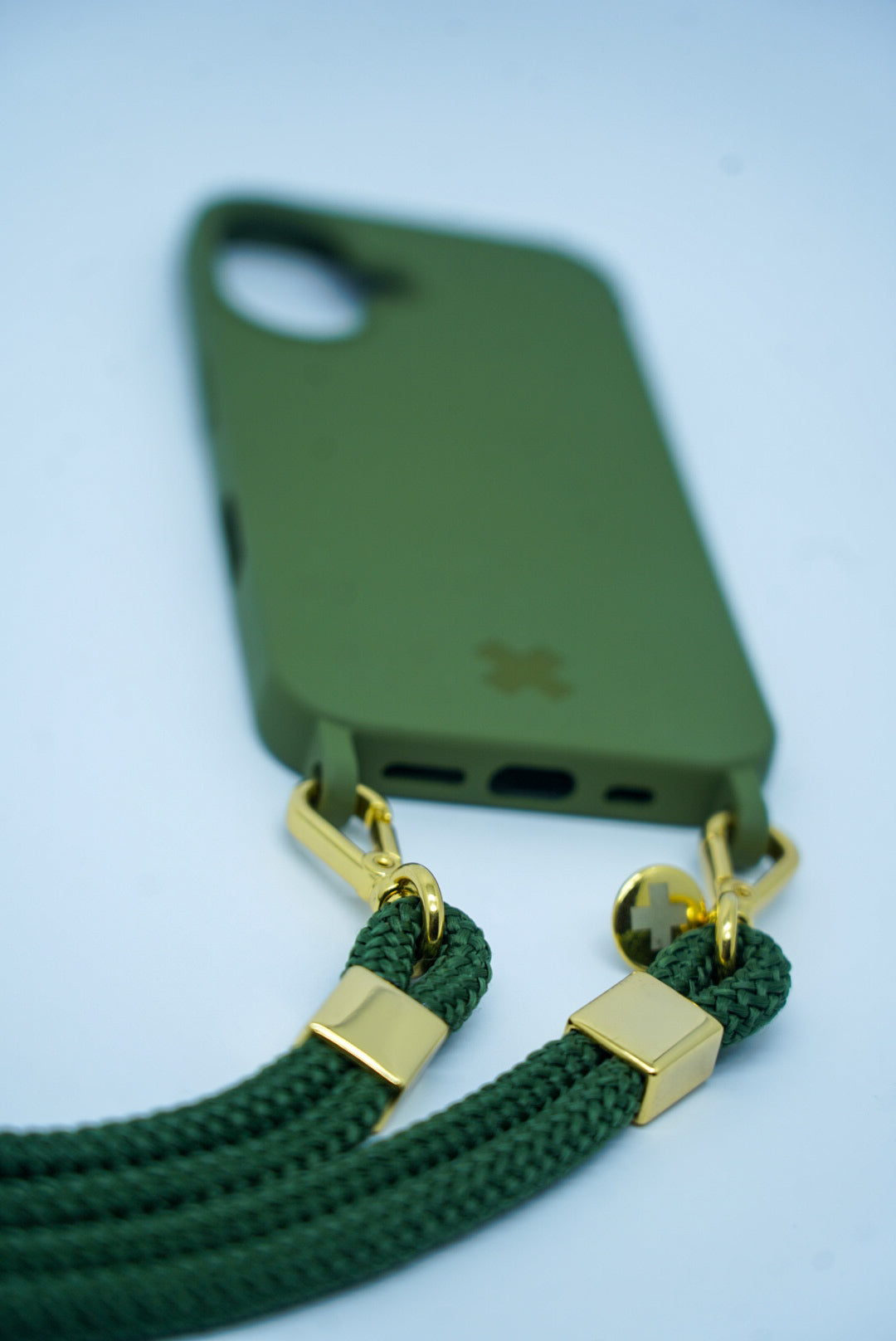 Alça Miami Dourada + Capa verde militar