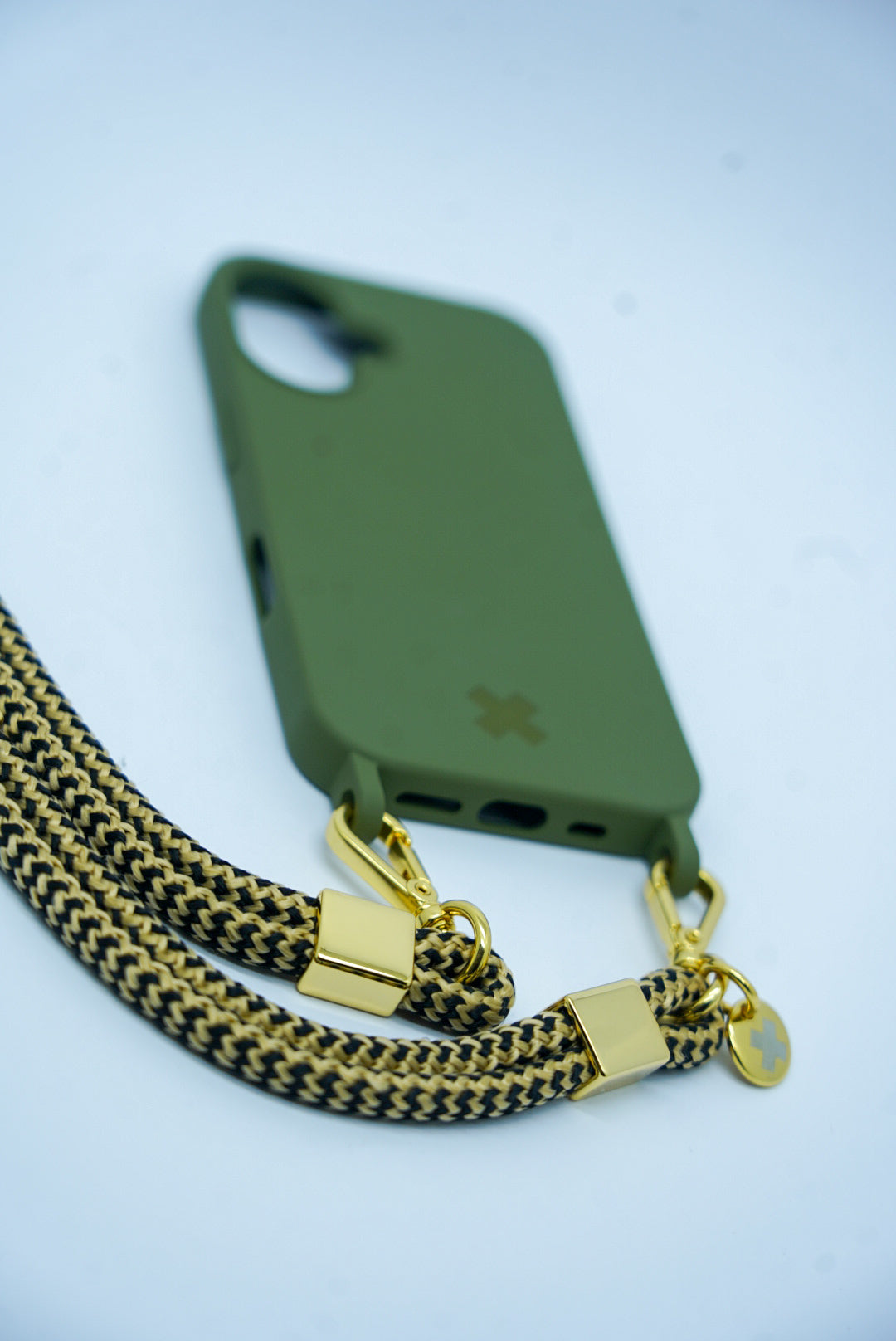 Alça Miami Dourada + Capa verde militar