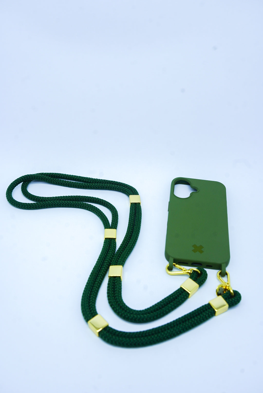 Alça Miami Dourada + Capa verde militar