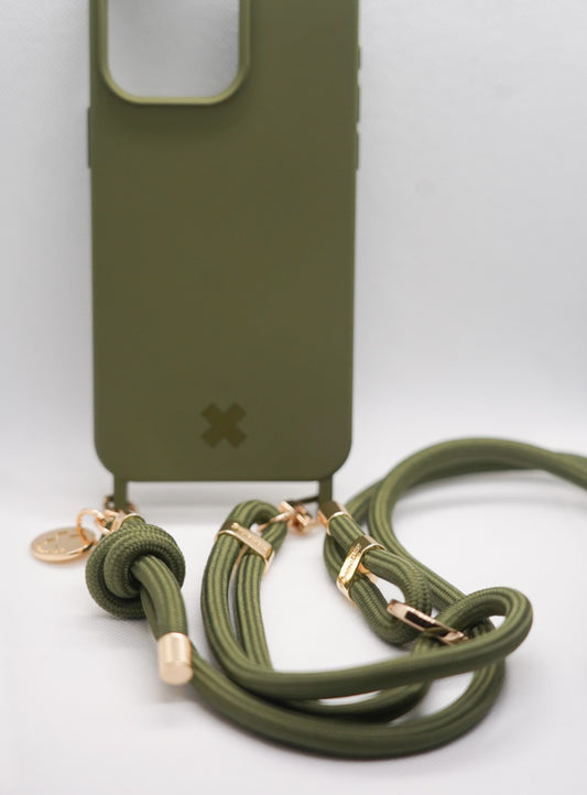 Alça Barcelona + Capa verde militar acoplável