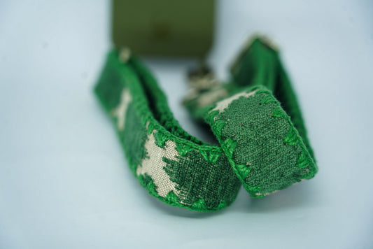 Alça Leblon Crochê Verde