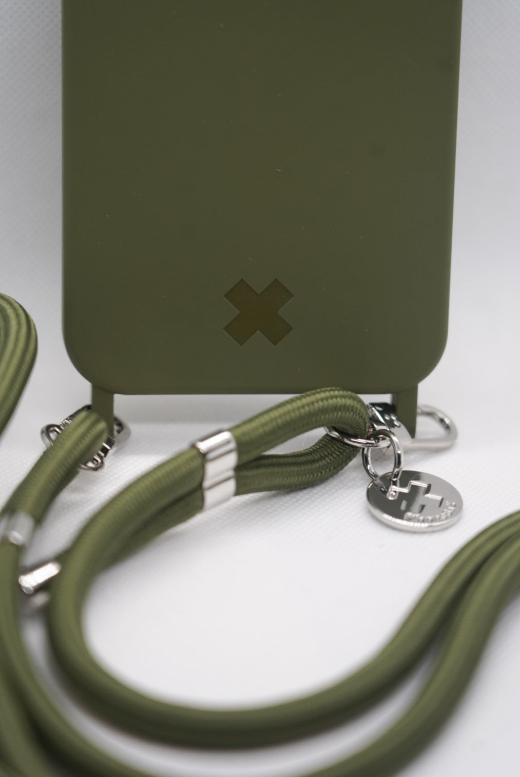 alça em corda com capa para elular