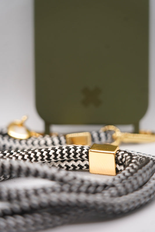 Alça Miami Dourada + Capa verde militar